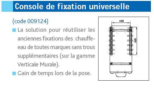 CONSOLE DE FIXATION UNIVERSELLE ATLANTIC