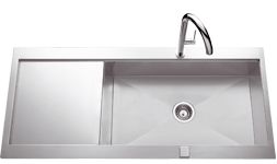 EVIER LUISINA ADAGIO PLUS EV56011IL INOX LISSE RÉVERSIBLE 